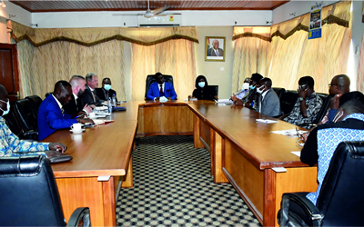 Vice-Chancellor Receives Delegation from Prittwitz Consulting GBR Wietzendorf , Germany